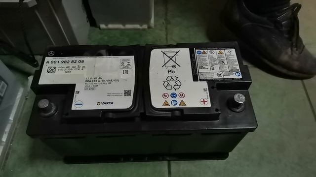 4549377 Аккумулятор AGM Mercedes 92AH 850A