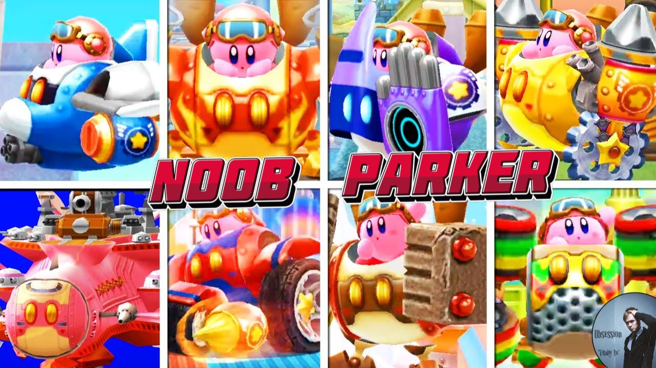 Kirby Planet Robobot - Все Формы Механических Робото Костюмов смотреть онлайн