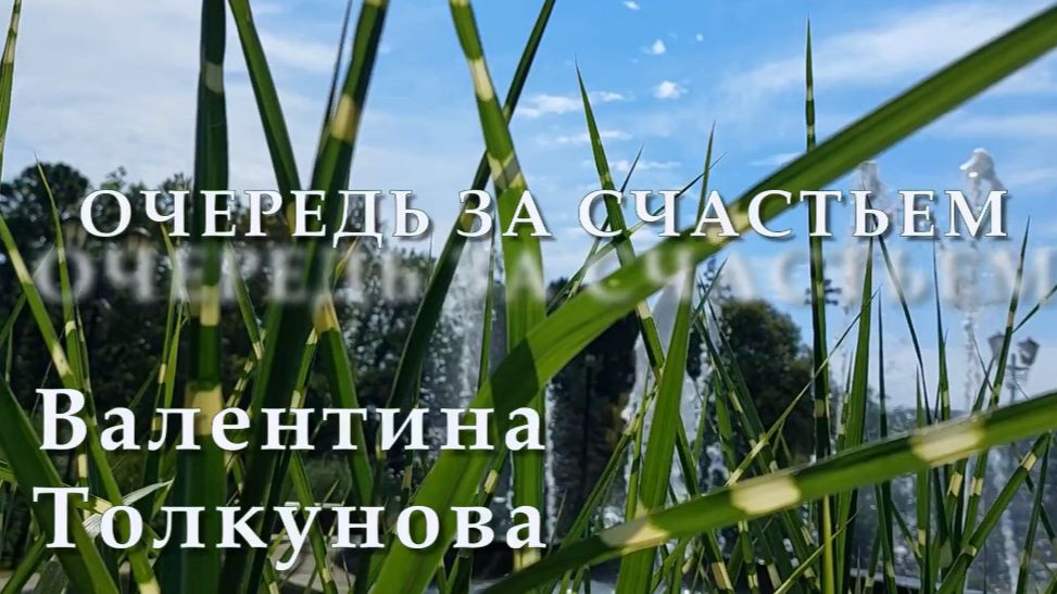 Валентина Толкунова. Очередь за счастьем, песни для души