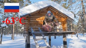 Как живет в лесу СЕВЕРНЫЙ народ ХАНТЫ вдали от людей в сильные морозы?
