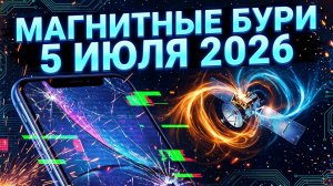Магнитные бури 5 Июля 2026 года: Угроза полного отключения интернета и сбоя систем