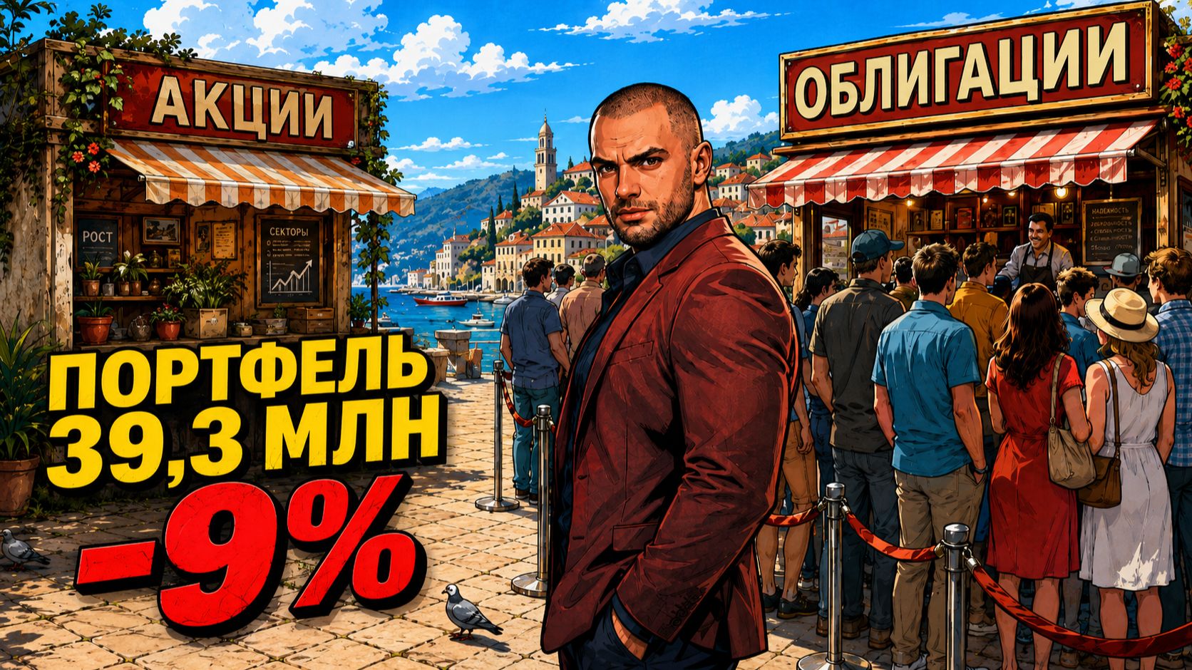 Обзор портфеля 39,3 млн: акции Vs облигации. Что брать? | Купонный Барон