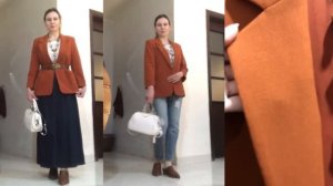 Купила 5 жакетов в секонд-хенд ,винтаж, шоппинг и примерка образов из барахолки).