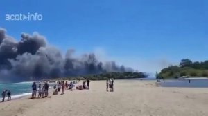 🔥 Во Франции непонятные выбухы. Мощные столбы дыма застилают сразу несколько регионов,макрон курил?