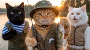 Влог рыжего кота на рыбалке Часть 3 🐱