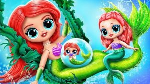 Русалочка! Новая Серия! Лайфхаки для кукол