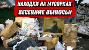 СЕЗОН ВЫНОСОВ НАЧАЛСЯ! Что можно найти на мусорках Питера?