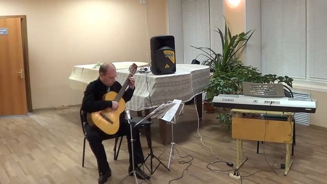 Джоаккино РОССИНИ. САПАТЕАДО. ЗАМБРА. Аранжировка - Доминго Прат. Дмитрий Теслов (гитара)