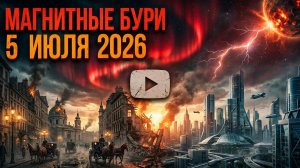 Магнитные бури 5 Июля 2026 года: Почему этот день станет настоящим испытанием для вашего организма