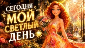 + Сегодня  мой светлый день ☀️ Утренняя аффирмация для счастья | Песня для хорошего настроения