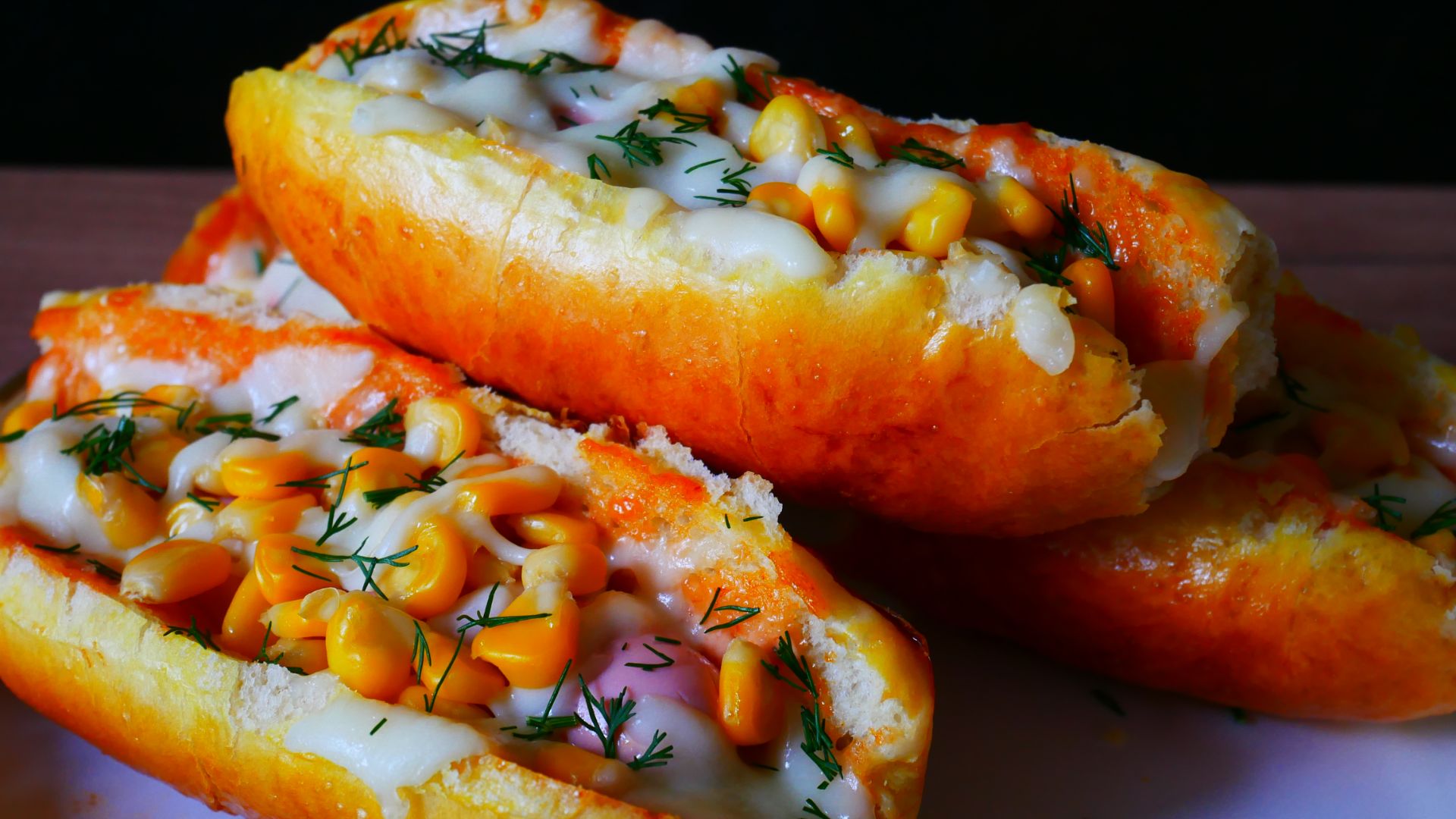 Хот-дог с сыром и кукурузой Рецепт булочек смотреть онлайн