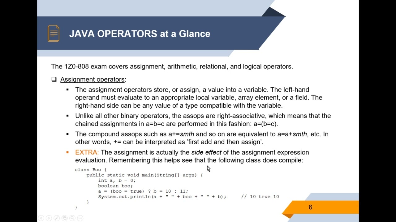 1 Java операторы и их приоритет смотреть онлайн