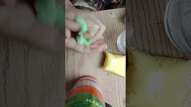 слайм из пластилина