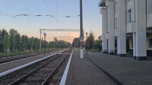 ТЕПЛОВОЗ ЧМЭ3-4817 С ПРИВЕТЛИВОЙ ЛОКОМОТИВНОЙ БРИГАДОЙ ТИФОН ГУДОК ГРОМКИЙ С РАБОЧИМ ПОЕЗДОМ
