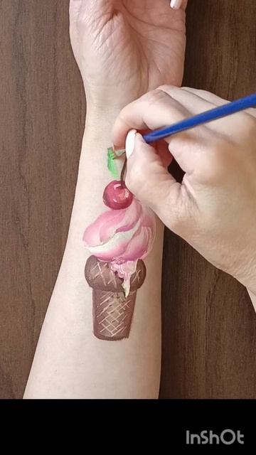 Аквагрим мороженое