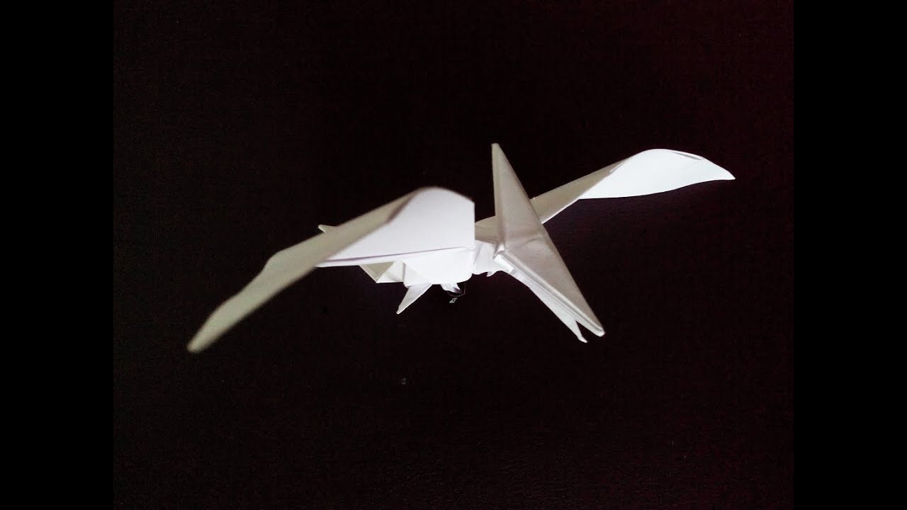 Птеродактиль оригами, pterodactyl origami (Tadashi Mori) смотреть онлайн