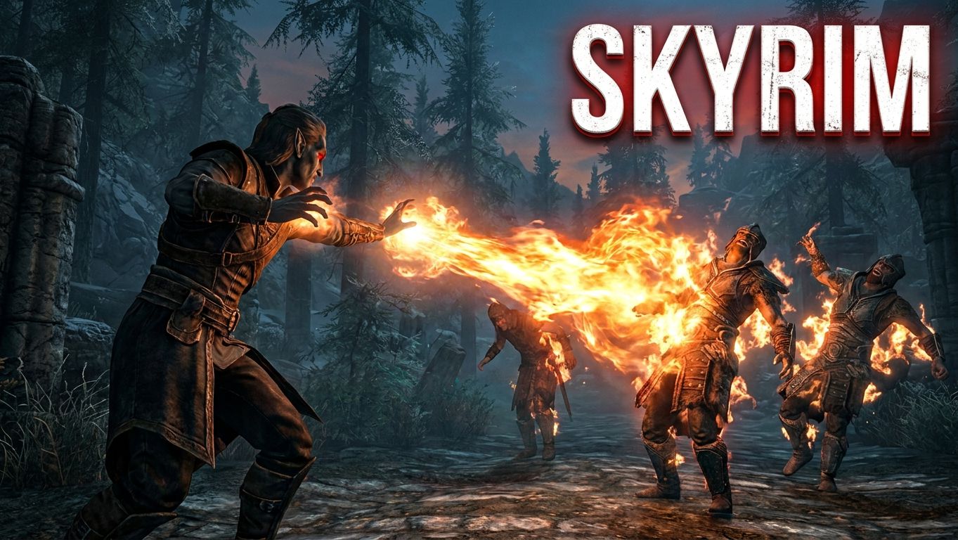 Skyrim / маги и драконы смотреть онлайн