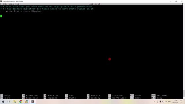 Настройка Samba Server - smb.conf, smbpasswd, testparm смотреть онлайн