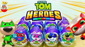 TOM HEROES от ШОКИ ТОКИ ! СЮРПРИЗЫ, Игрушки, Мультик ГОВОРЯЩИЙ ТОМ. Kinder Surprise unboxing