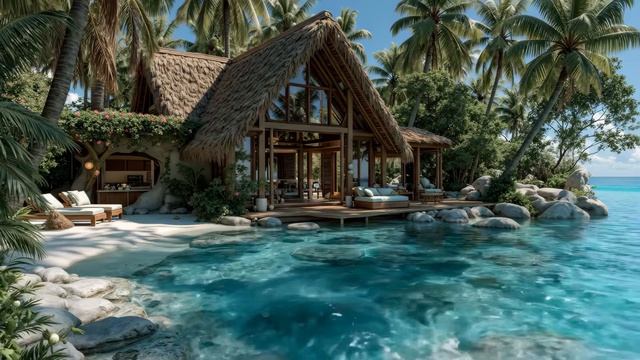 Study music podcast ｜ focus chill beats & tropical deep house mix ~ relaxing vibes summer смотреть онлайн