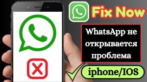 Как исправить WhatsApp не открывается на iPhone | WhatsApp не работает: решение (2025 г.)