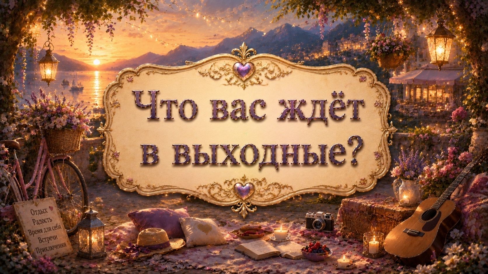 Что вас ждёт в выходные? Гадание пасьянс Tarot Reading (5) смотреть онлайн