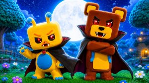 😳БААРЕН И ШИКА СТАЛИ ВАМПИРАМИ в СУПЕР МИШКА! SUPER BEAR ADVENTURE