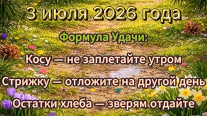 Народные приметы на 3 июля 2026 года