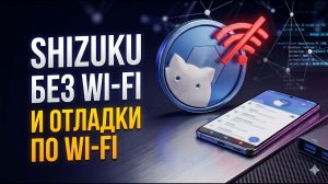 SHIZUKU без WiFi сети и отладки по WiFi