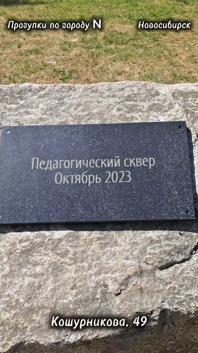 Педагогический сквер🌳📚