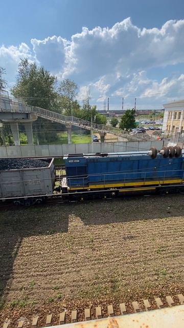 Тепловоз ТГМ6в на станции Ступино смотреть онлайн