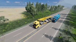 ДОСТАВКА СМЕРТИ! ДАЛЬНОБОЙЩИКИ НЕ ПОДЕЛИЛИ ДОРОГУ в BeamNG.drive!