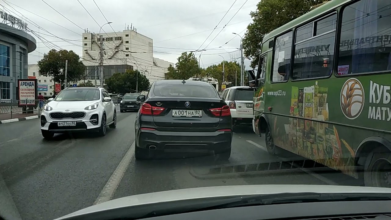 Крым. Как Симферополь тонет в ПРОБКАХ. Обзор за рулем авто смотреть онлайн
