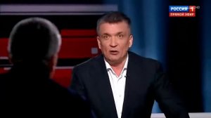 ПОШЁЛ ВОН, упырь нацистский Соловьёв в бешенстве ВЫШВЫРНУЛ из студии нацистскую свинью