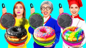 Кулинарный Челлендж Я против Бабушки  Вкусные Рецепты с Едой