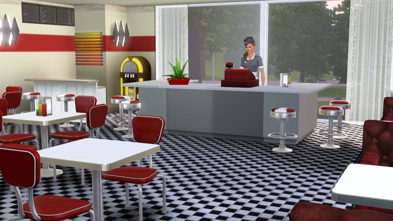 ~the sims 3// строительство кафе☕ speed build// download~ смотреть онлайн