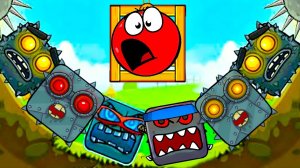 Мультик Red Ball 4 «Все части». Анимация Игра - Красный Шар ОЗВУЧКА несносный шарик от Спуди !