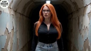 Загадочный бункер: девушка в заброшенном подземном комплексе