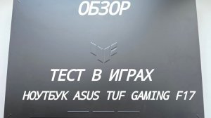 ОБЗОР! Игровой ноутбук ASUS TUF GAMING F17! Стоит ли брать в 2025? Тест в играх!