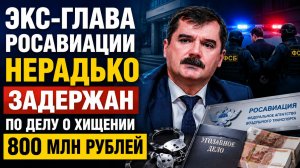 Экс-глава Росавиации Нерадько задержан по делу о хищении 800 млн рублей