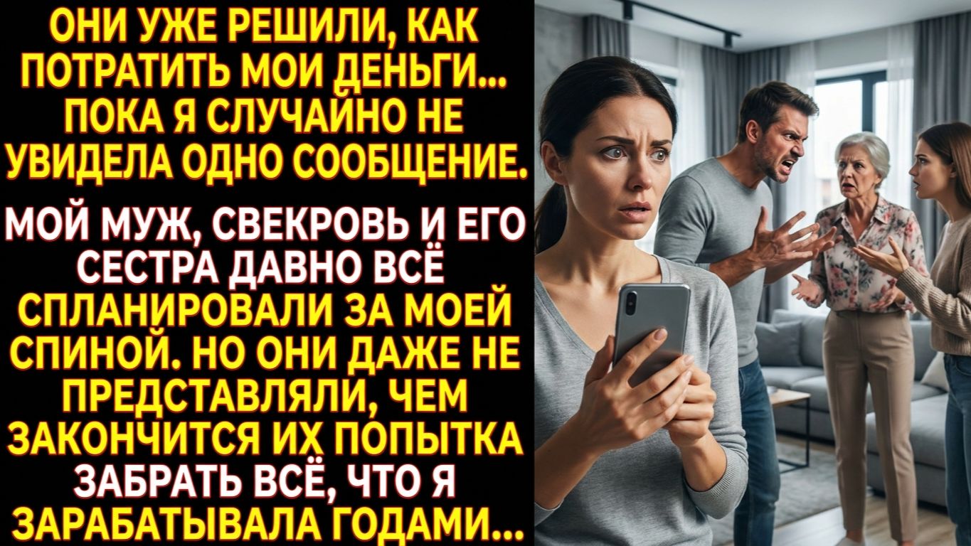 Истории из жизни Свекровь уже решила, на что потратит мои деньги… Но телефон Максима всё испортил