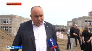 Прямое включение: школу на 1225 мест возводят в иркутском микрорайоне «Союз»