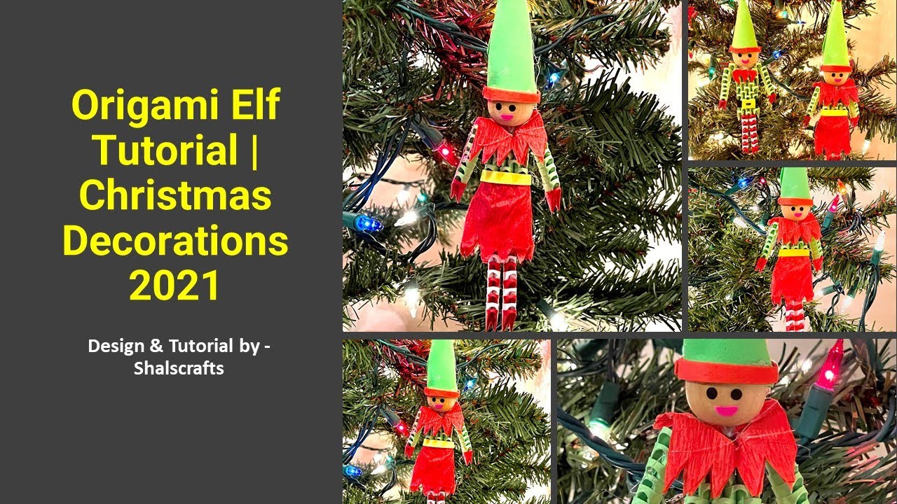 Origami Elf Tutorial | Christmas Decorations 2021 смотреть онлайн