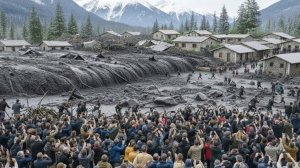 Моменты попавшие на камеру за секунду до катастрофы.