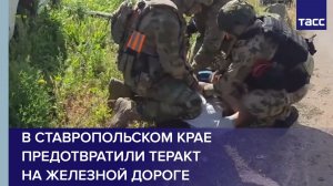 В Ставропольском крае предотвратили теракт на железной дороге