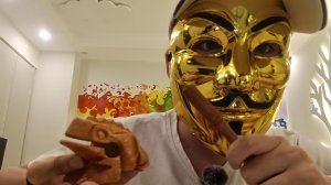 АСМР ДЕРЕВЯННАЯ ЛЯГУШКА 🐸