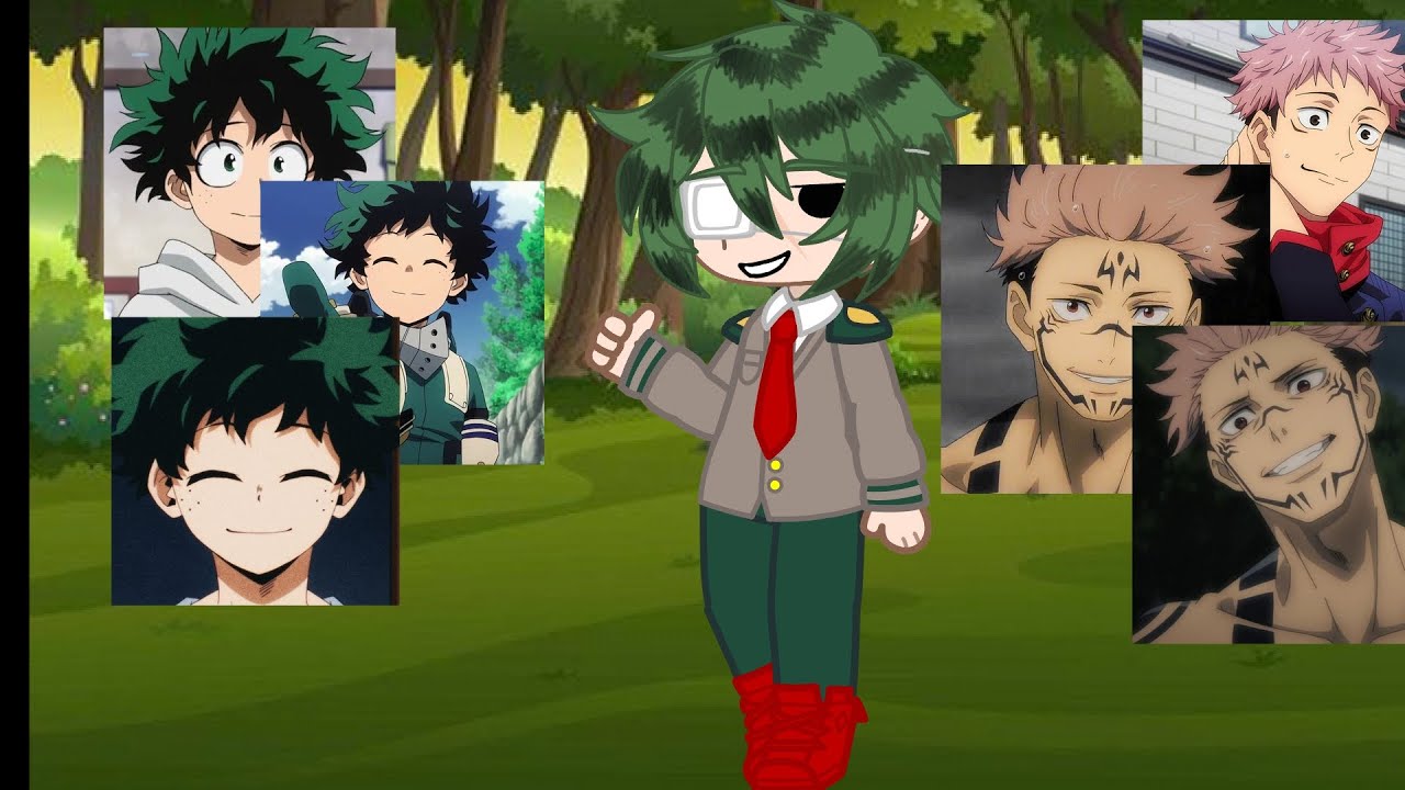 My Hero Academia React To Izuku Midoriya As Yuji Itadori(Sukuna Ryoumen) || RUS. Read Description