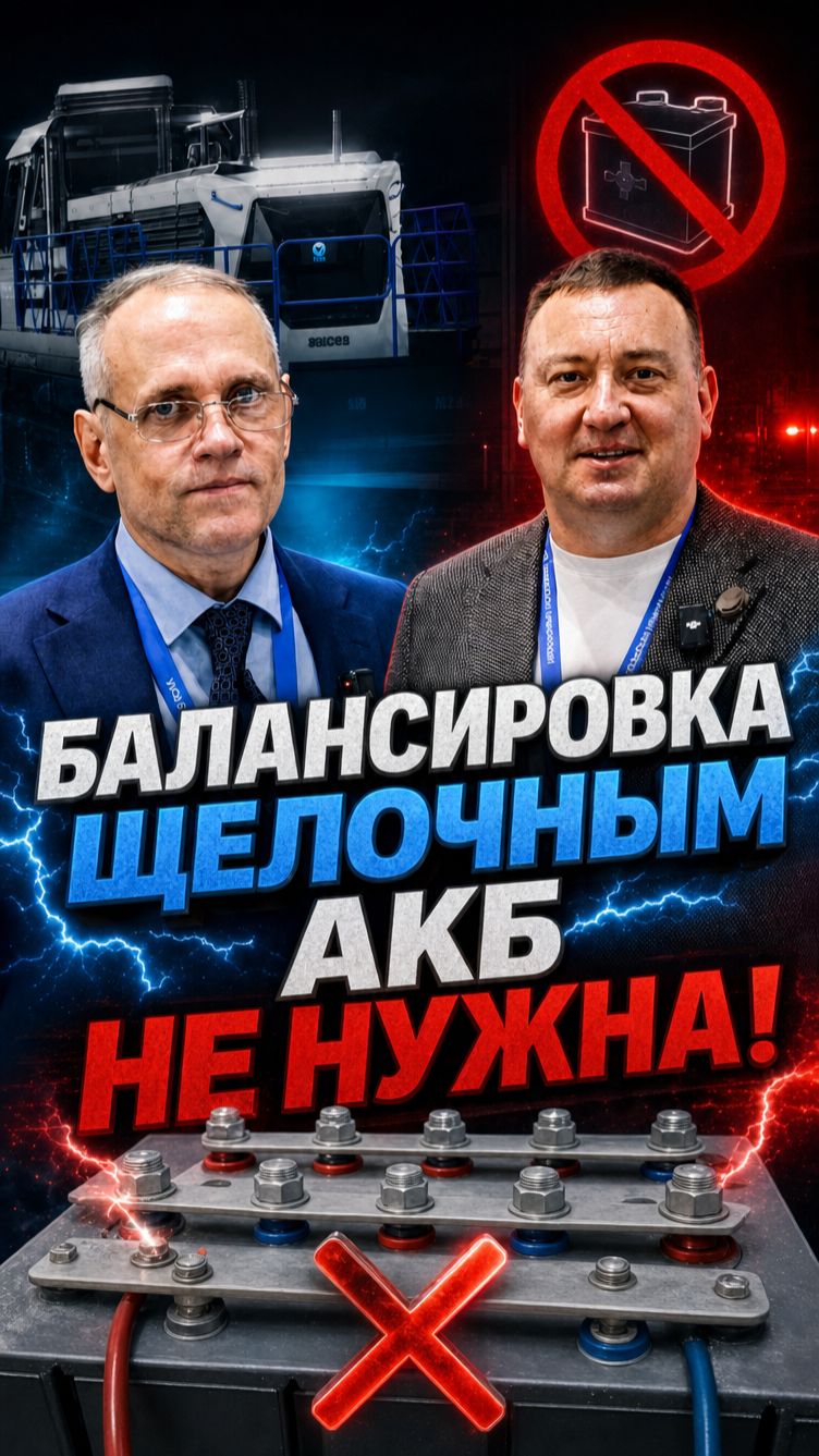 Балансировка щелочным АКБ не нужна!
