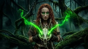 Нити луны 🌒 | Тёмное славянское фэнтези (Witch House) | Dark Slavic Witch Chant | Электронный фольк