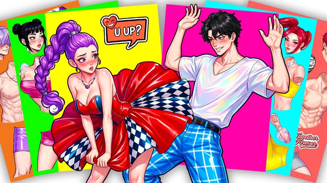 Упс! Наткнулся на тебя!💖💜 ХАНТРИКС РУМИ x САДЖА БОЙС ДЖИНУ — Кейпоп-охотницы на демонов | Наклейки смотреть онлайн